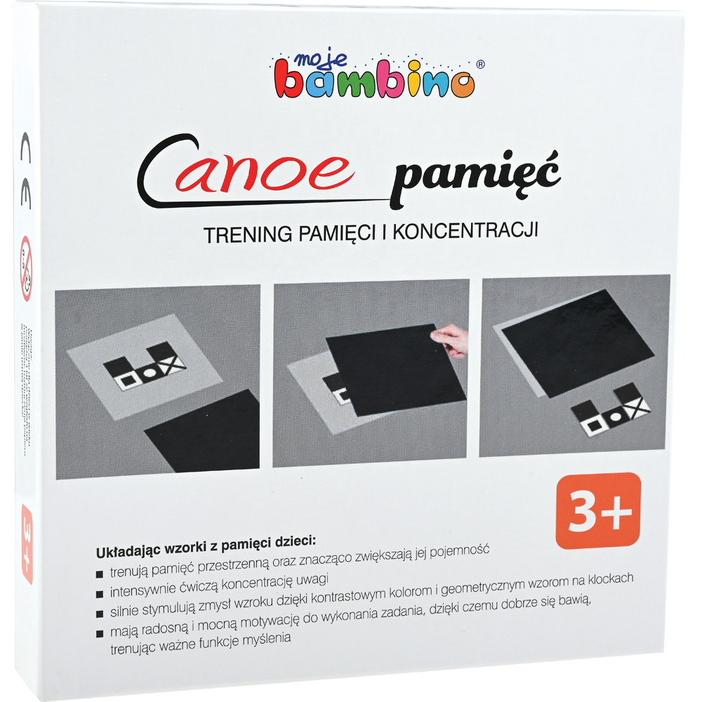 Kocky Canoe pamäť - papierové