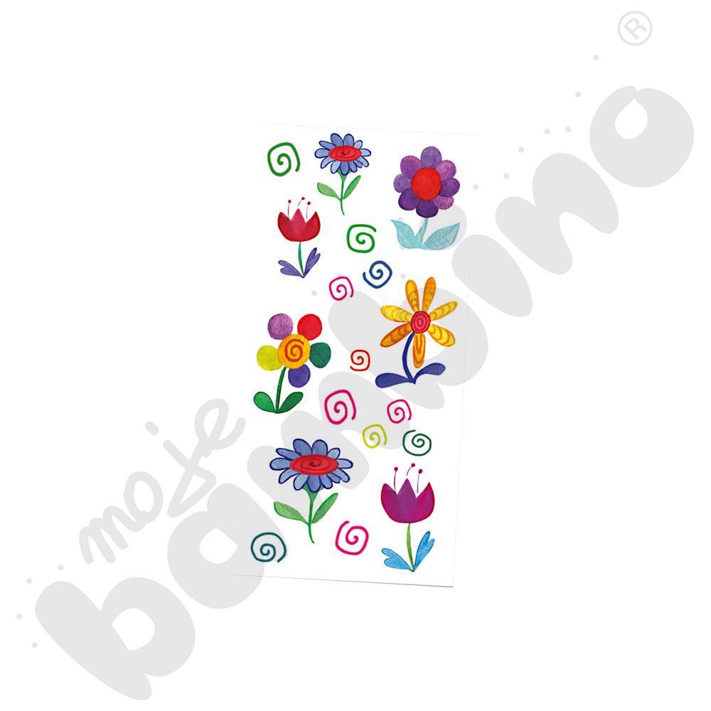 Deko naklejki na porcelanę kwiaty