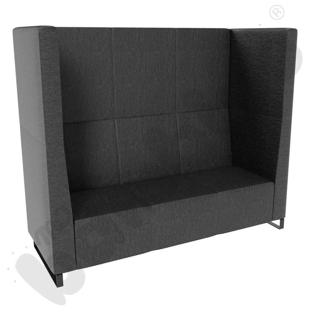 Sofa Universum 3-os. wys. 163 cm, 2 boki wysokie, tkanina RO41