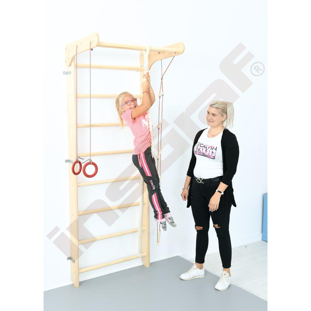 Žebřiny s dřevěnými příčkami, zatížení do 80 kg