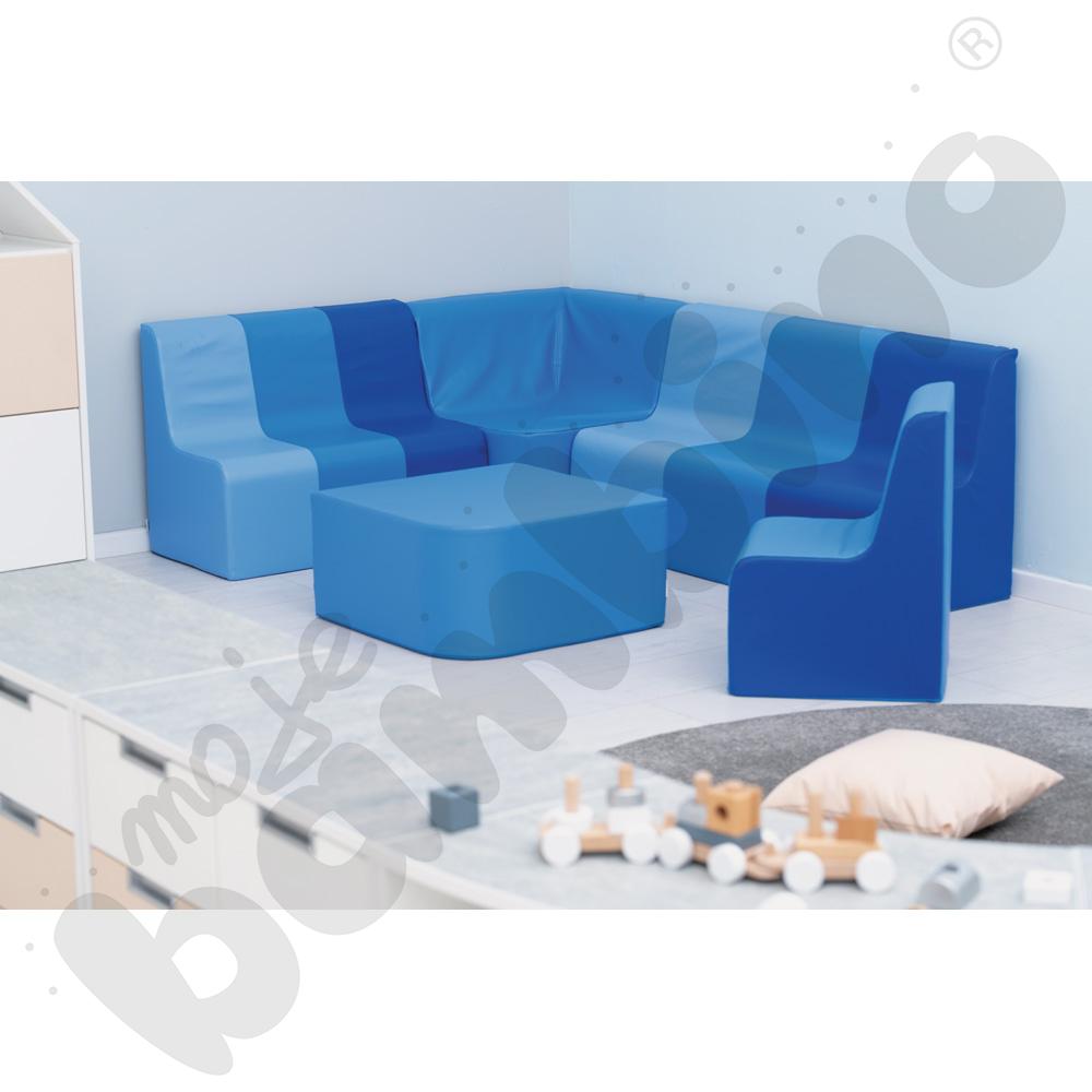 Narożnik z oparciem piankowy - Morski