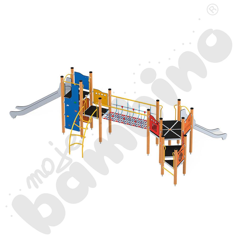 Orbis - platforma 10, drewniane słupy