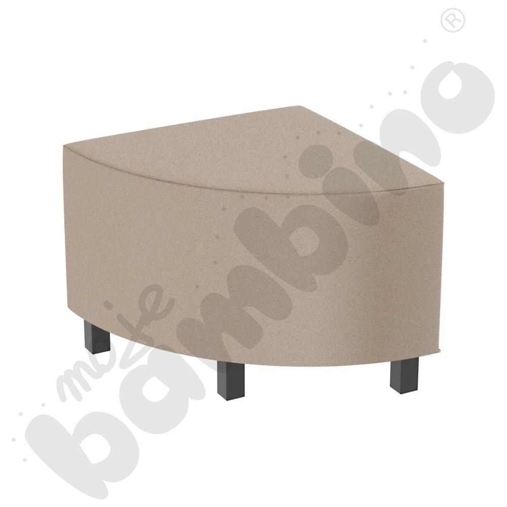 Pufa Universum 1/4 koła narożna, tkanina KG34