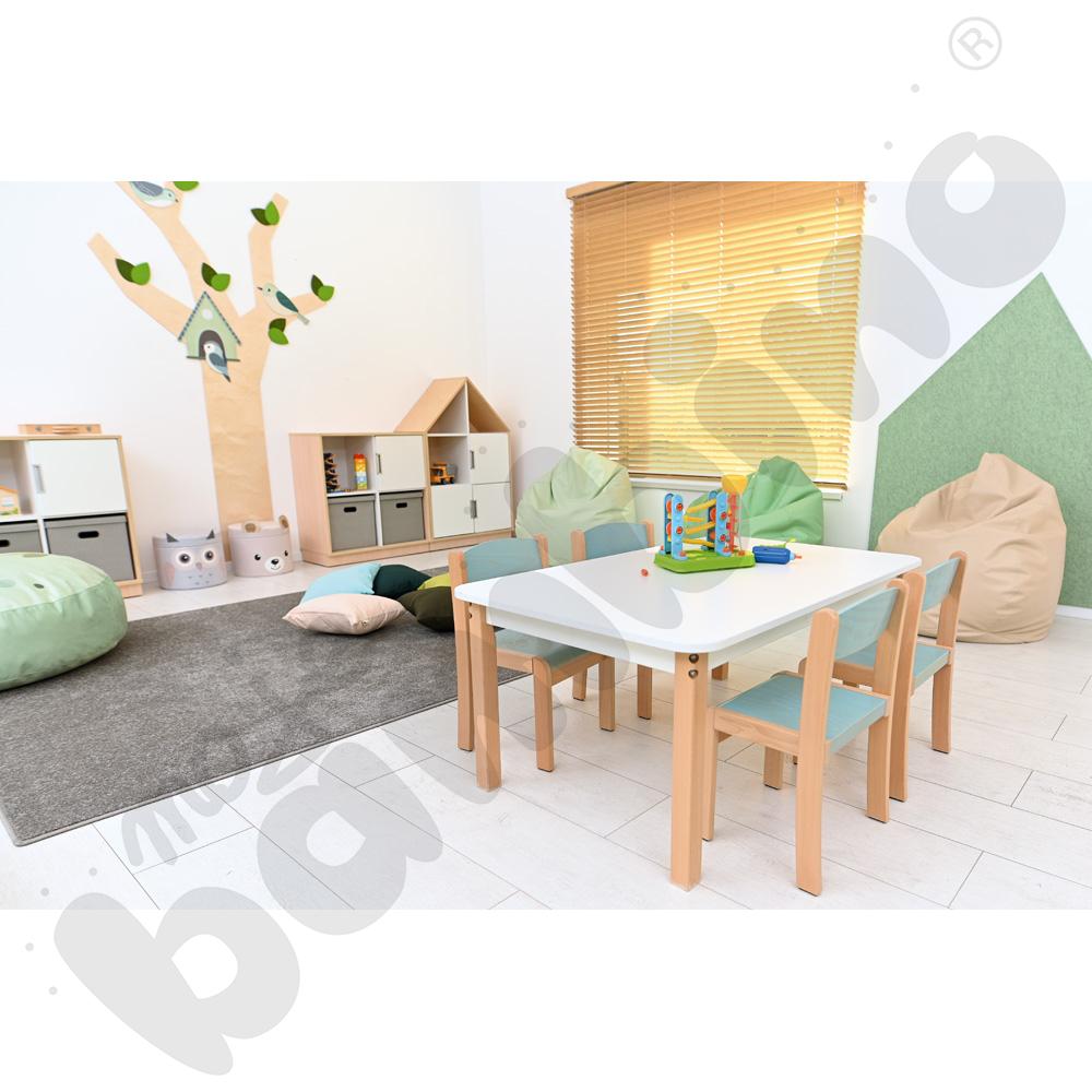 Krzesło Filipek PASTEL błękitne, rozm. 2