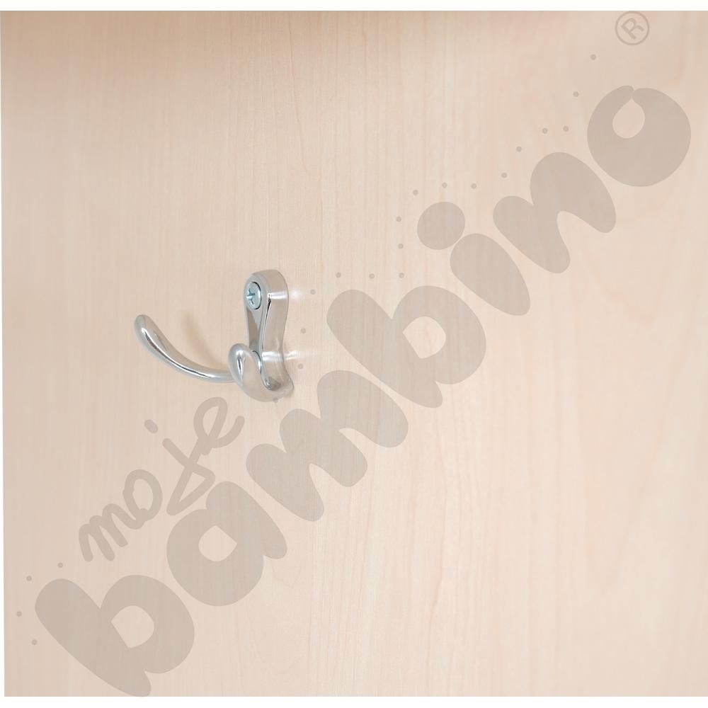 Quadro - szafa ubraniowa 90, cichy domyk  - biała, w klonowej skrzyni