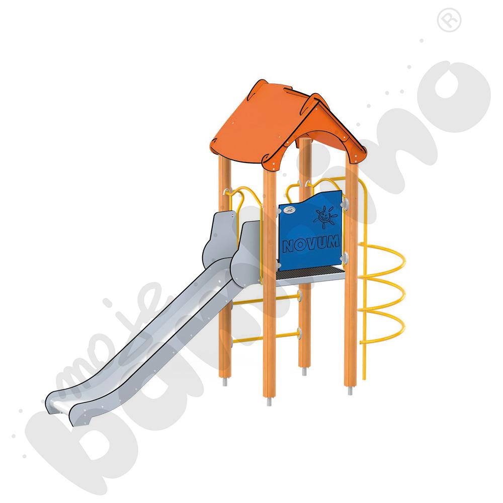 Orbis - wieża 5, drewniane słupy