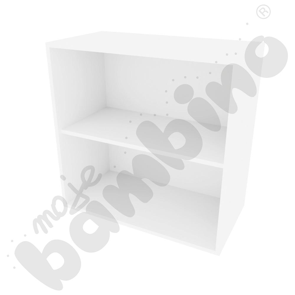 Quadro - nadstawka M z półką, szer. 79 cm - biała