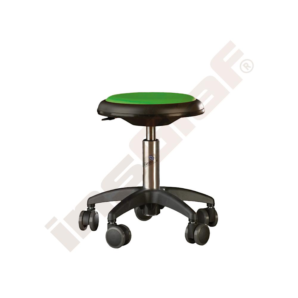 Hocker Genito, SH 38 - 48 cm, lime
