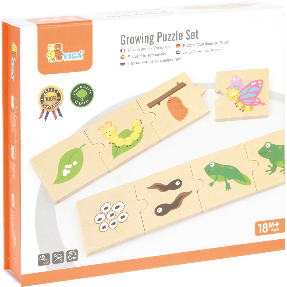 Puzzle - rastúce zvieratá a rastliny