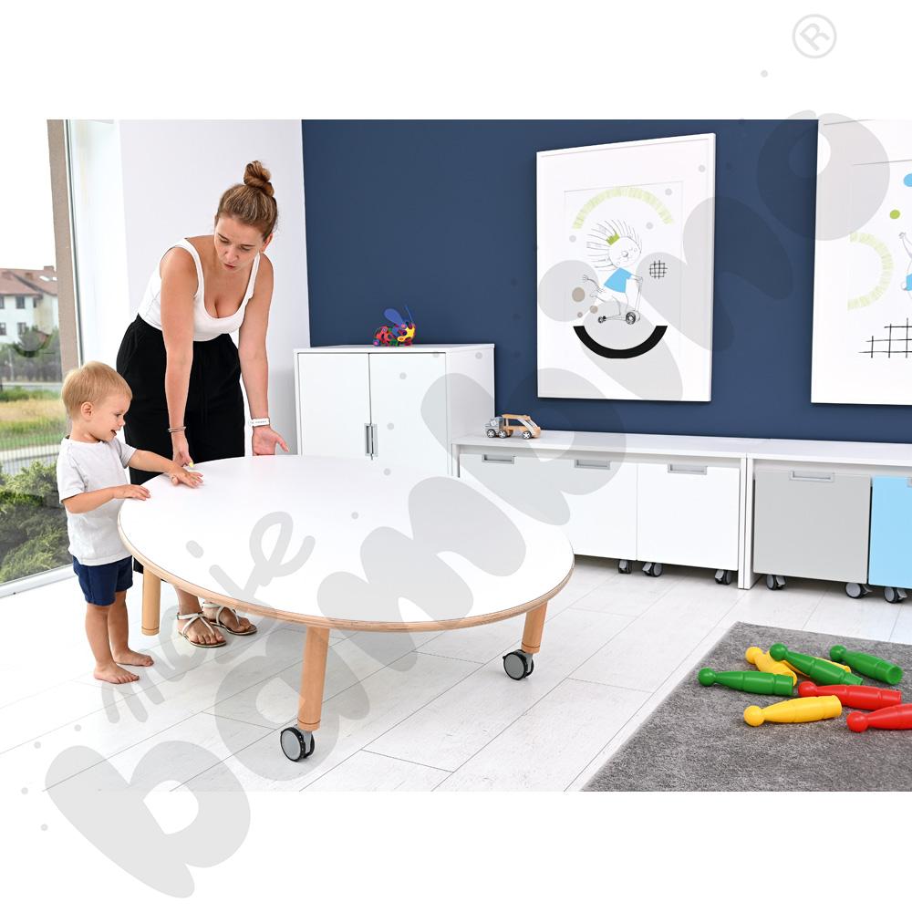 Blat Flexi okrągły 120 - biały