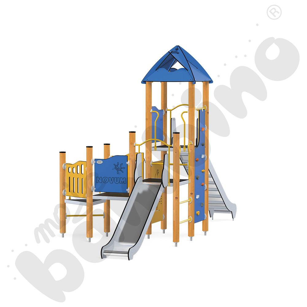 Orbis - wieża 17, drewniane słupy