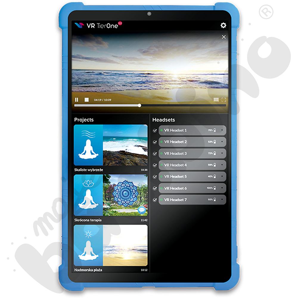 Tablet z oprogramowaniem sterującym do VR TierOne GO