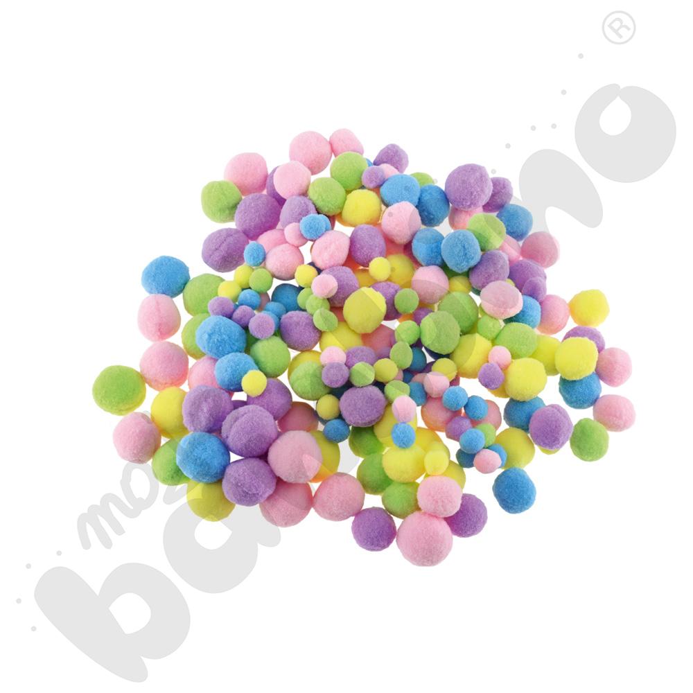 Pompony pastelowe, 200 szt.