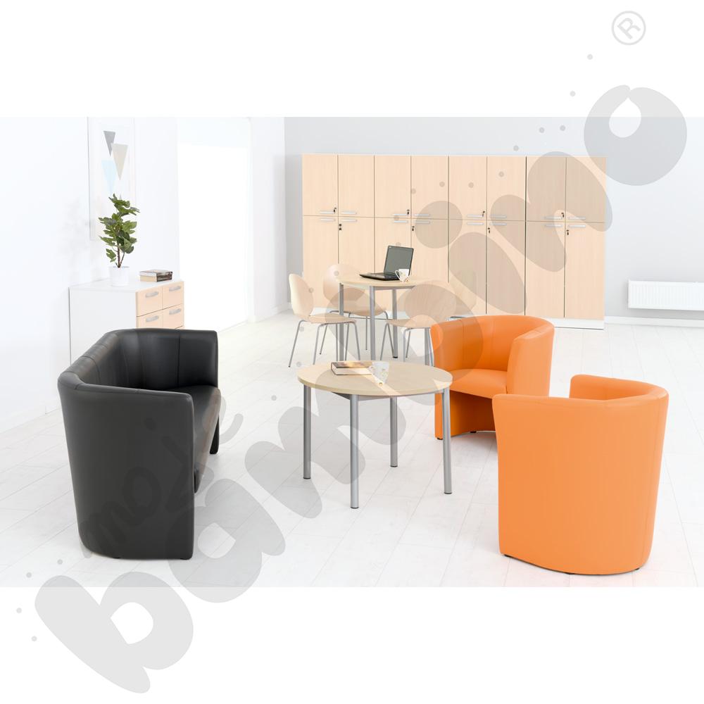 Fotel Club pomarańczowy