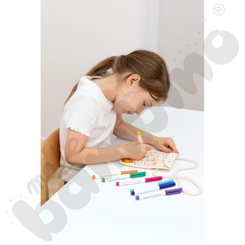 Brokatowe flamastry 8 kolorów