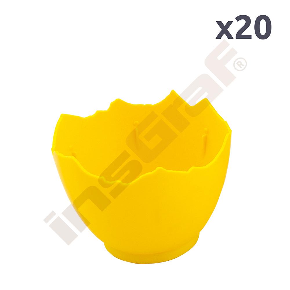 
Blumentopf – Fragment klein, 20er-Set
