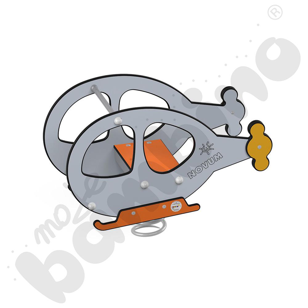 Sprężynowiec Helikopter na podstawie betonowej