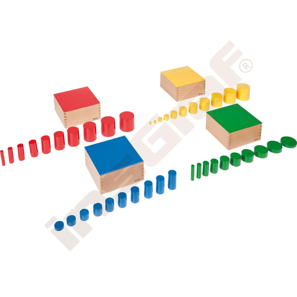 Montessori farebné závažia