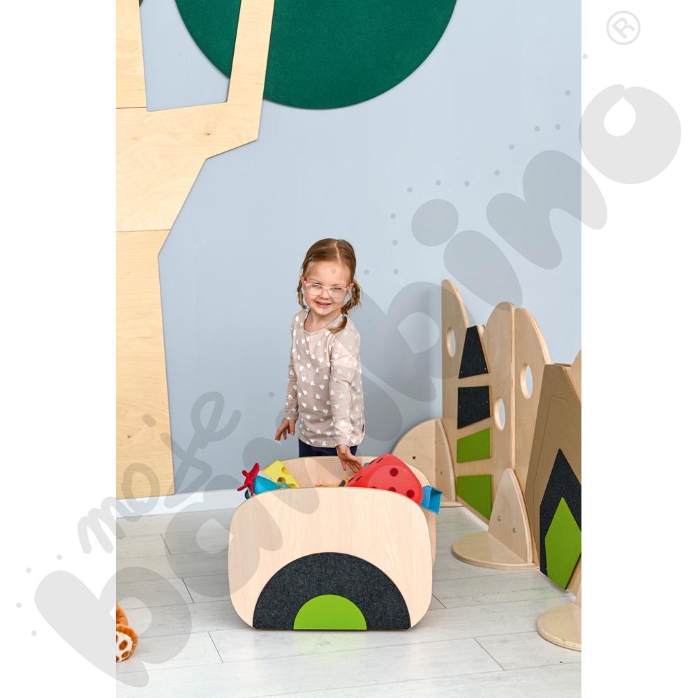 Pojemnik na kółkach Flora