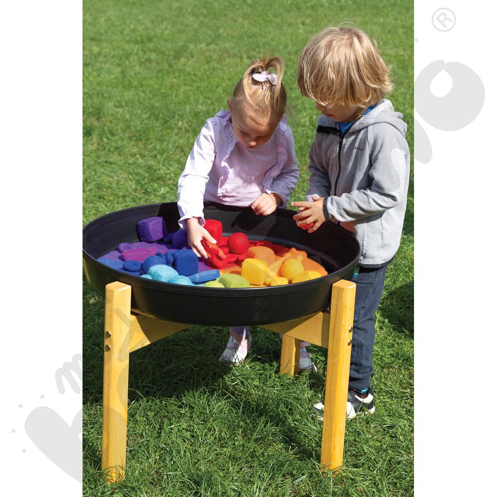 Zestaw tac Deep Spot ze stojakami, 3 kpl.