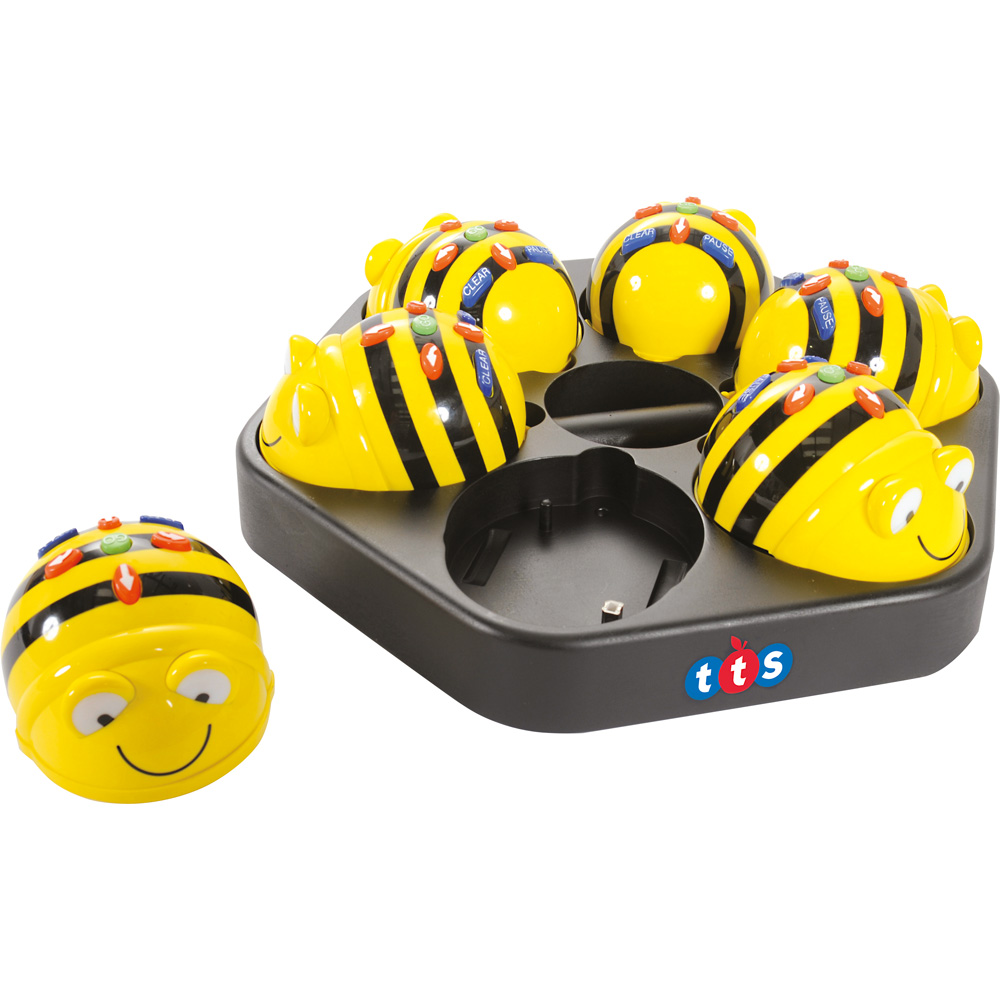 Sada 6 robotov Bee-Bot s dobíjacou stanicou