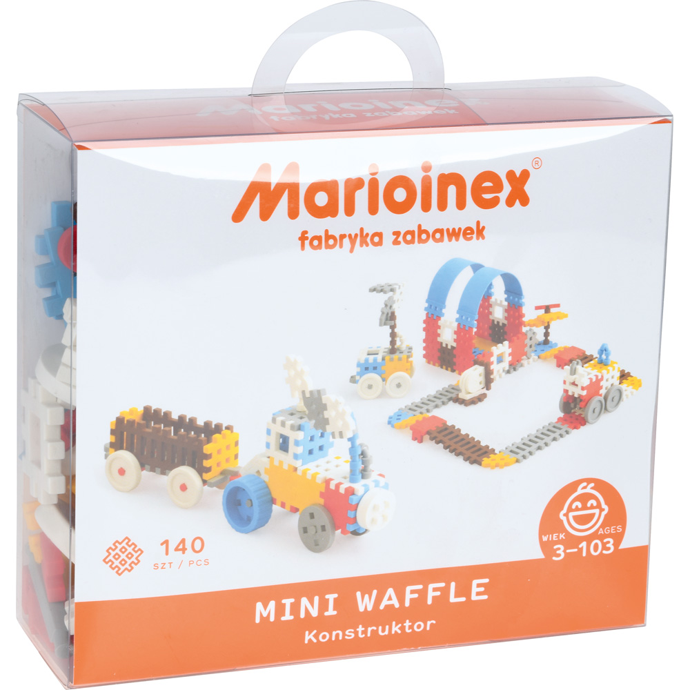 Kocky Oplátky Mini (Wafle) Konštruktér, 140 dielov