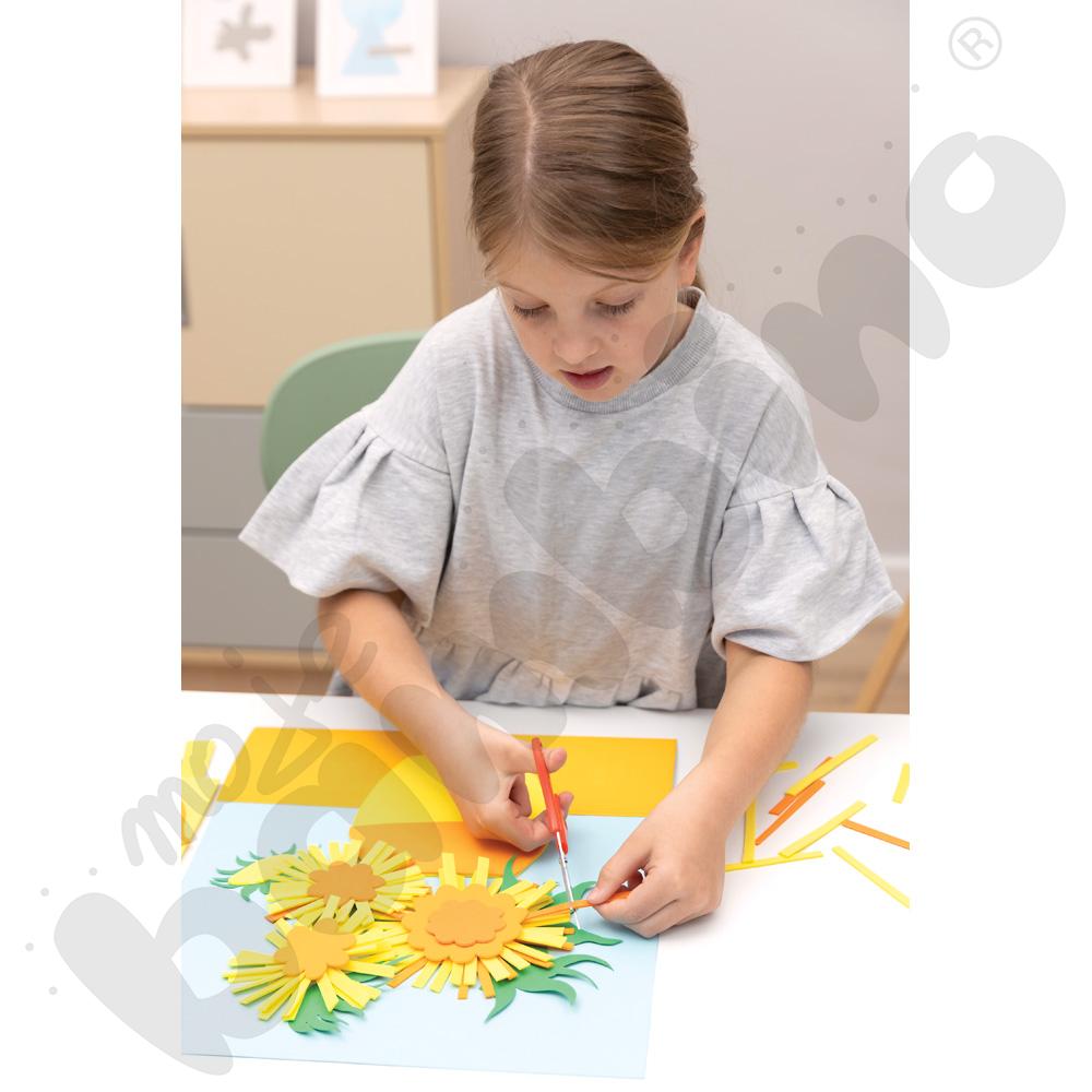 Karton gładki 100 arkuszy o wym. 50 x 70 - pastel 