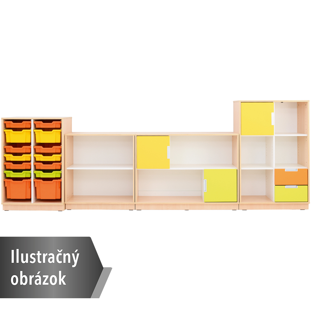 Quadro - zostava 86, 90 st., tiché zatváranie, biely korpus