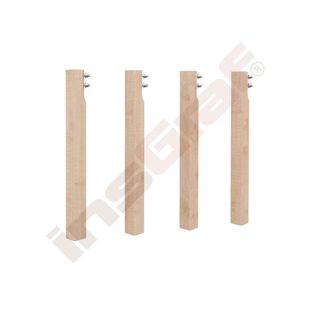 Sada stolových noh čtvercových 56 cm