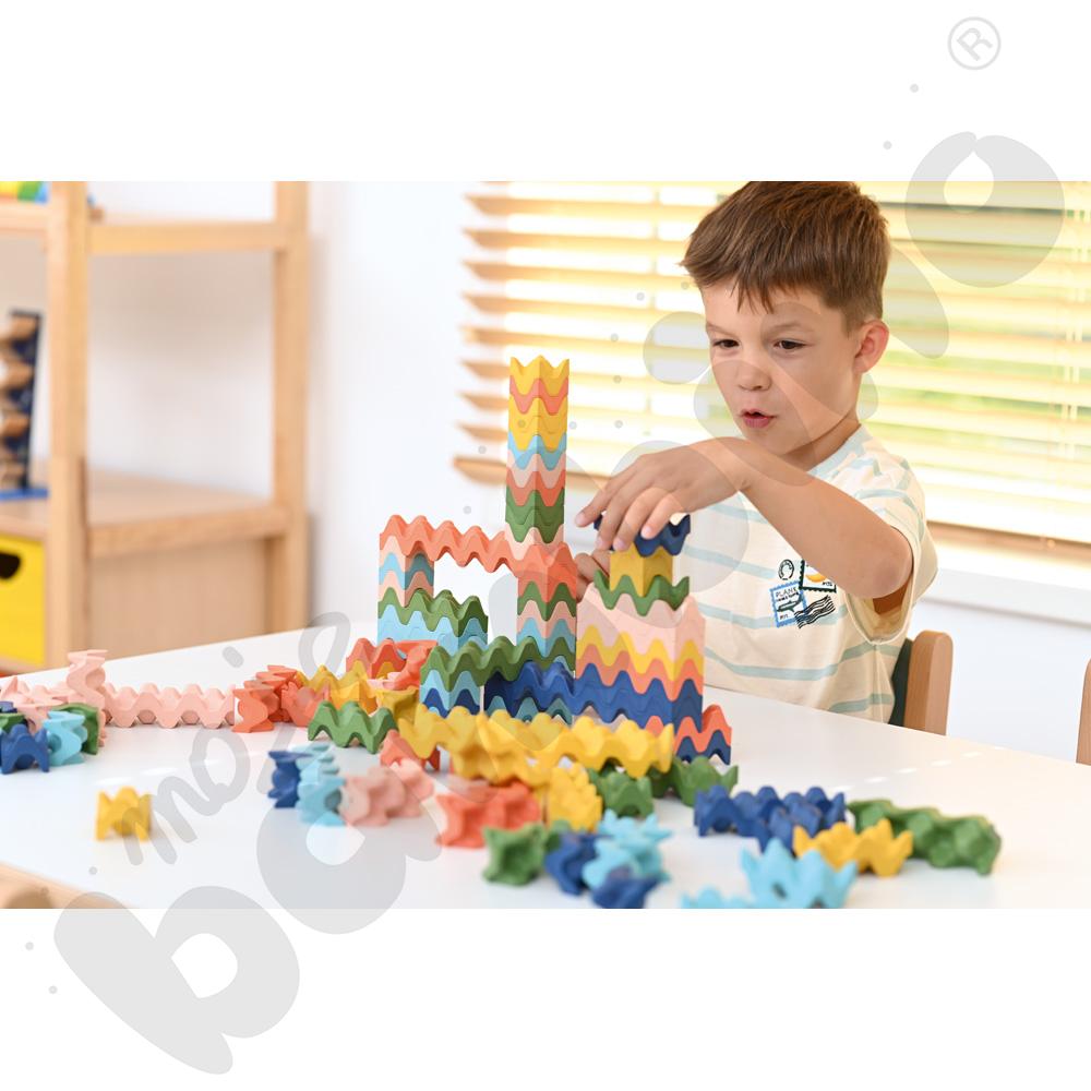 Klocki kreatywne fale, 90 elem.