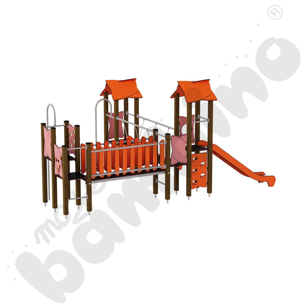 Zestaw Urbi 8, słupy drewniane A