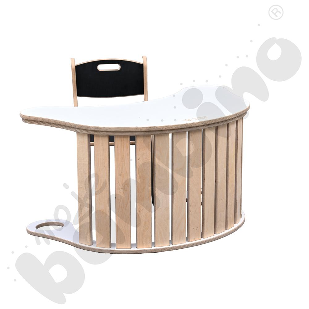 Drewniany bujak Good Wood - biały - MED