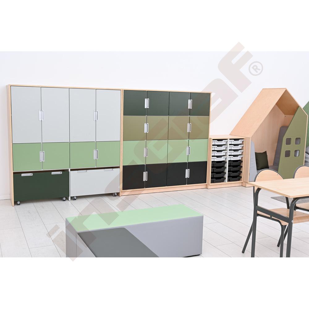 Quadro - malé dvierka 90 st. - tmavozelená