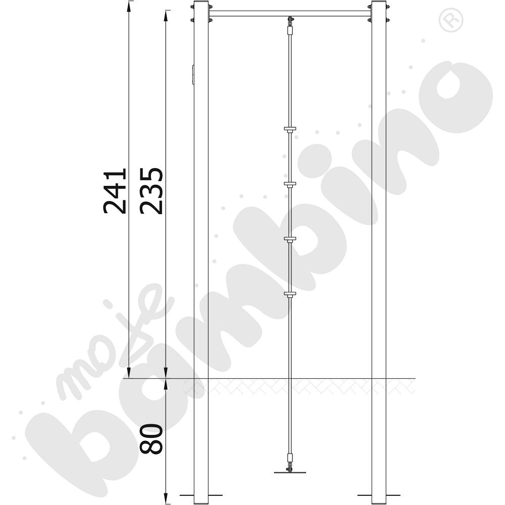 Lina do wspinaczki Yellow