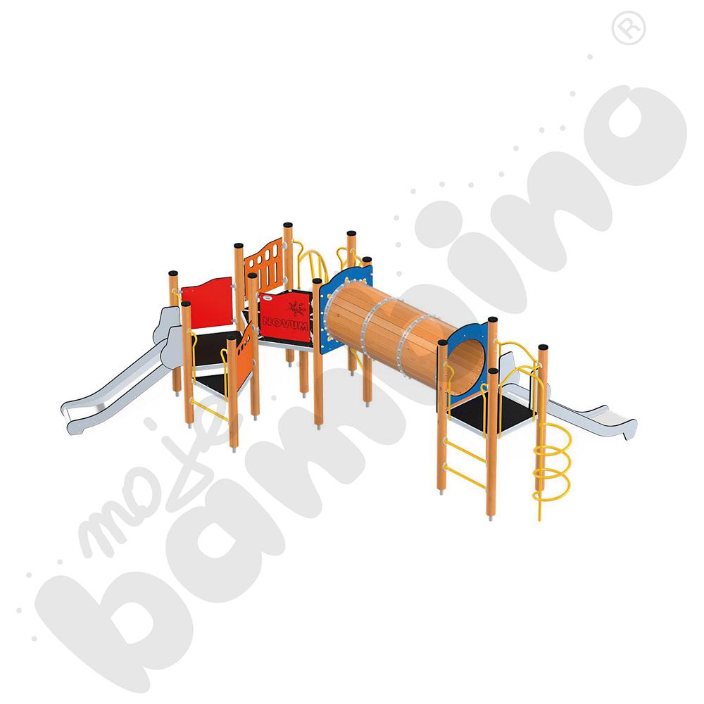 Orbis - platforma 8, drewniane słupy