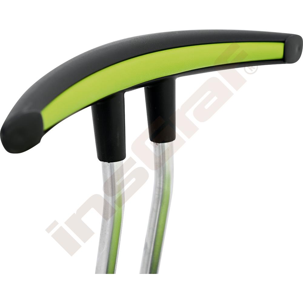 Židle Genito s opěrkou, výška 38-48 cm  - limetková