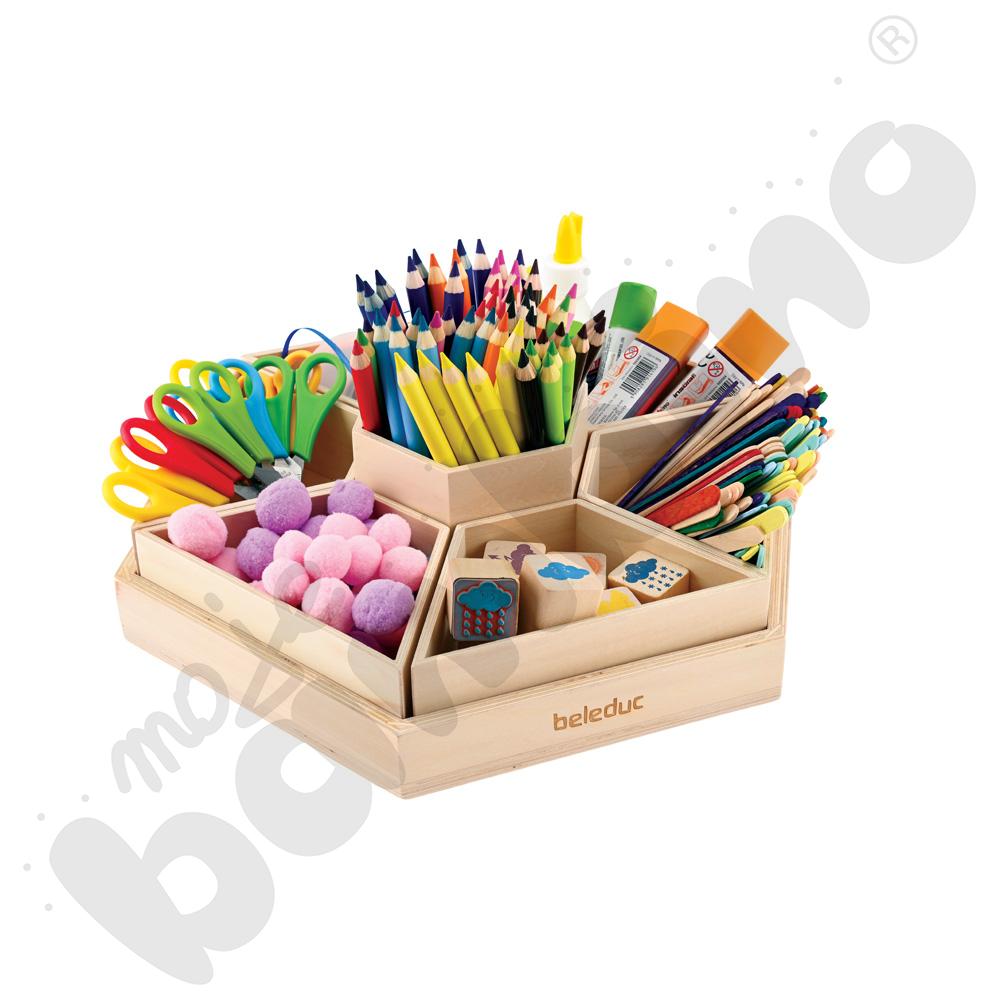 Drewniany organizer