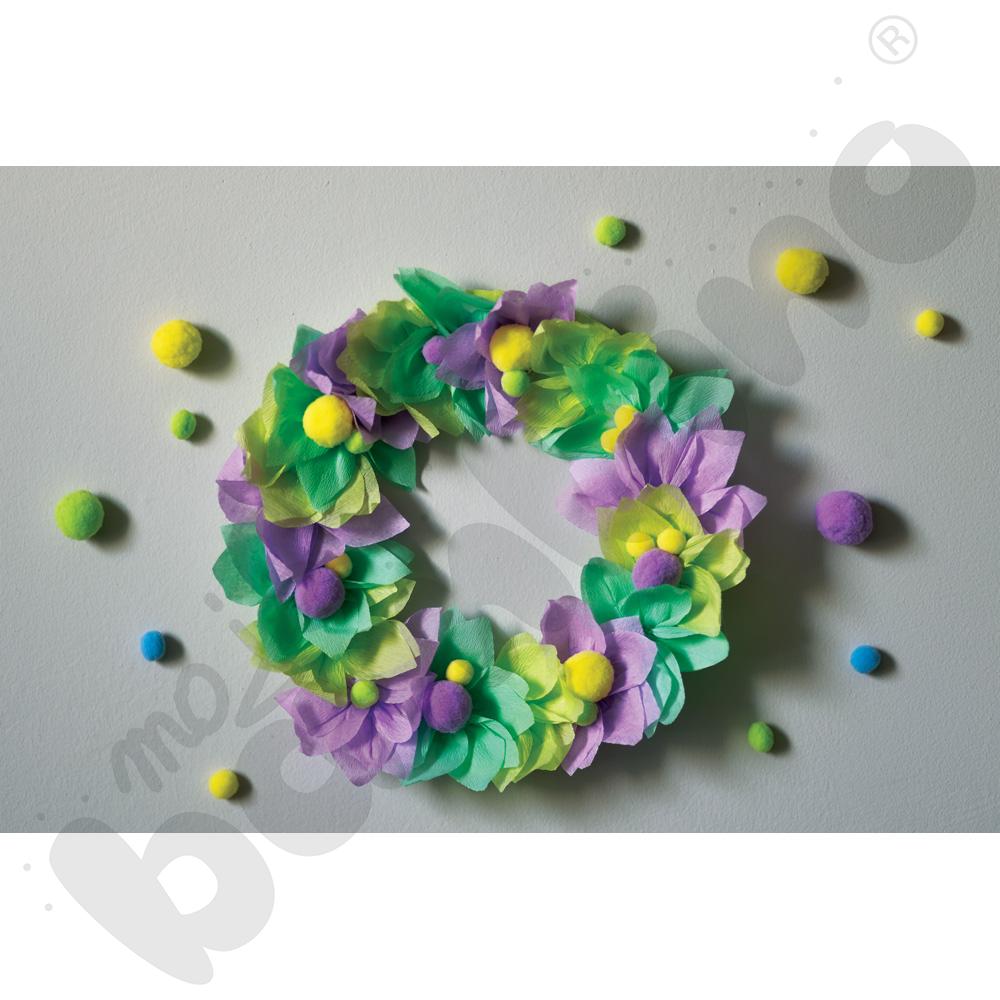 Pompony pastelowe, 100 szt.