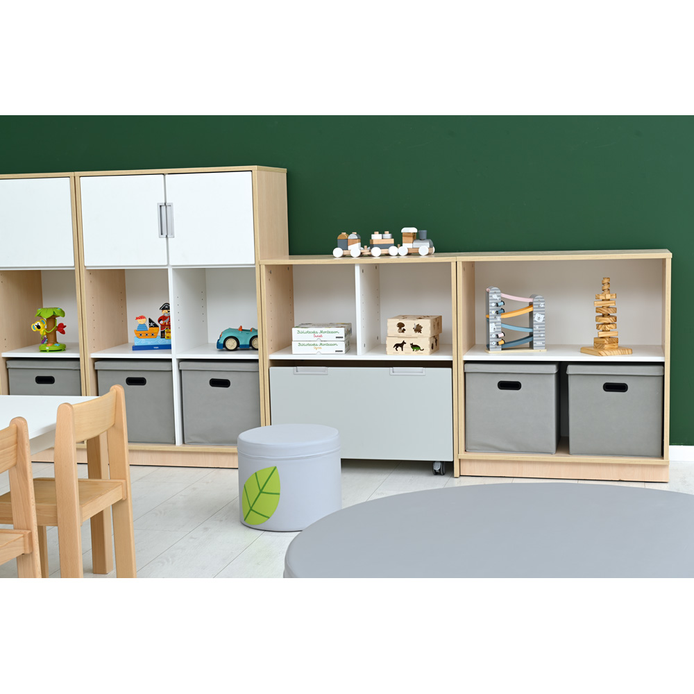 Quadro - skrinka M na 4 široké zásuvky, javor