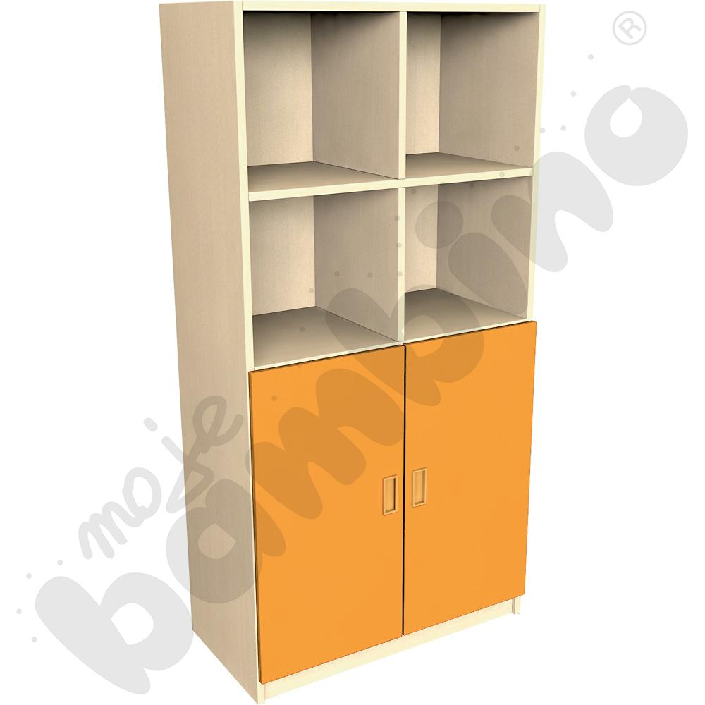 Drzwi duże do regału - pomarańczowe