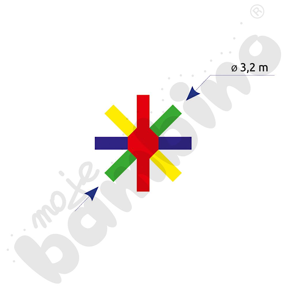 Słoneczny kwiat - chusta