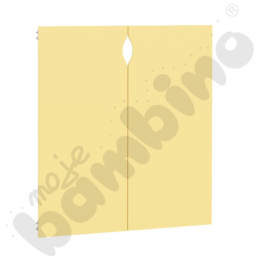 Drzwiczki Duże Feria żółte lakierowane