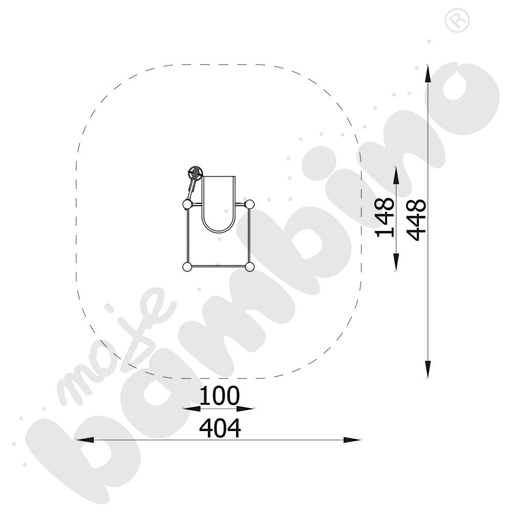 Wciągarka do piasku z podestem