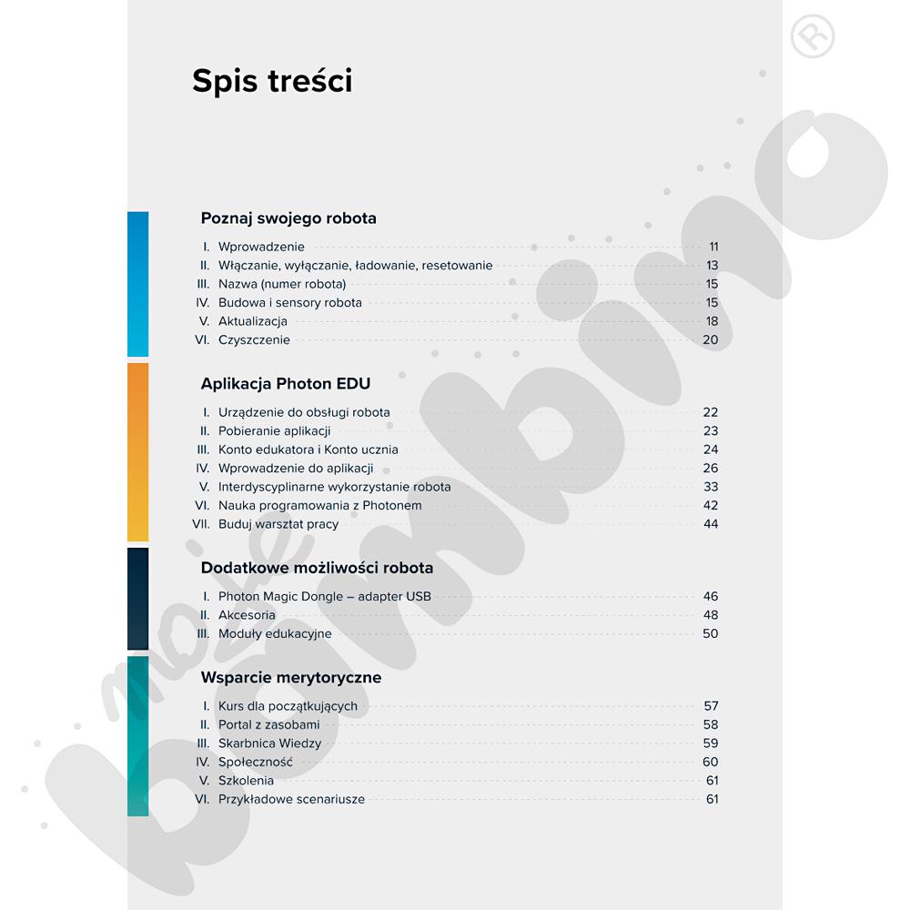 Photon Podręcznik do pracy z robotem
