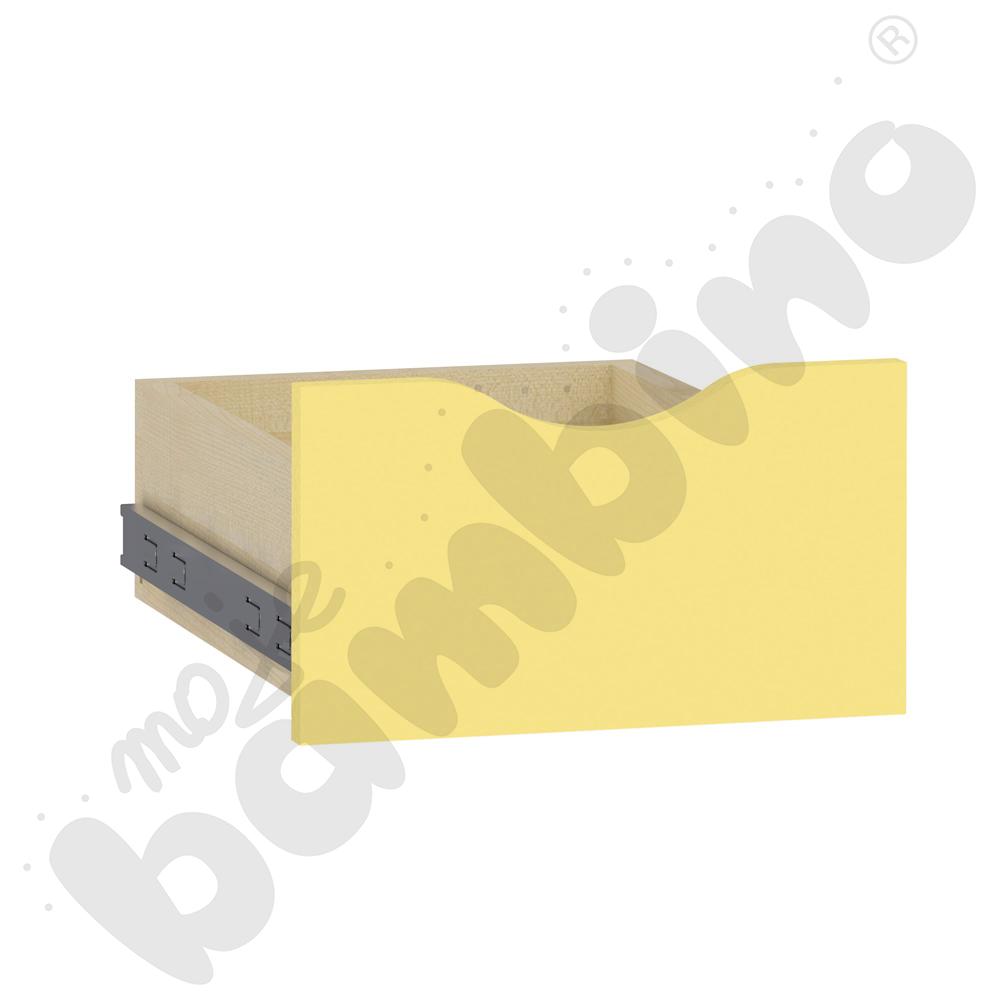 Szuflada Feria duża żółta laminowana