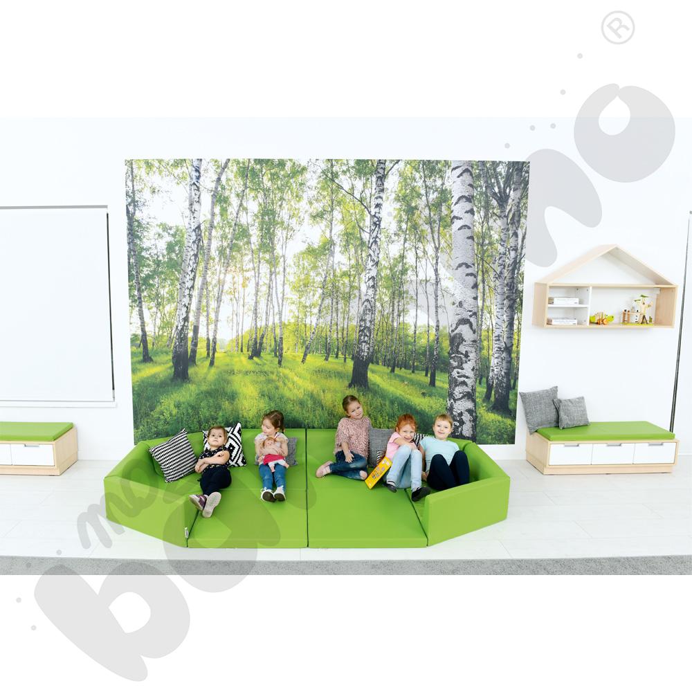 Kanapka piankowa trójkątna zielona - MED