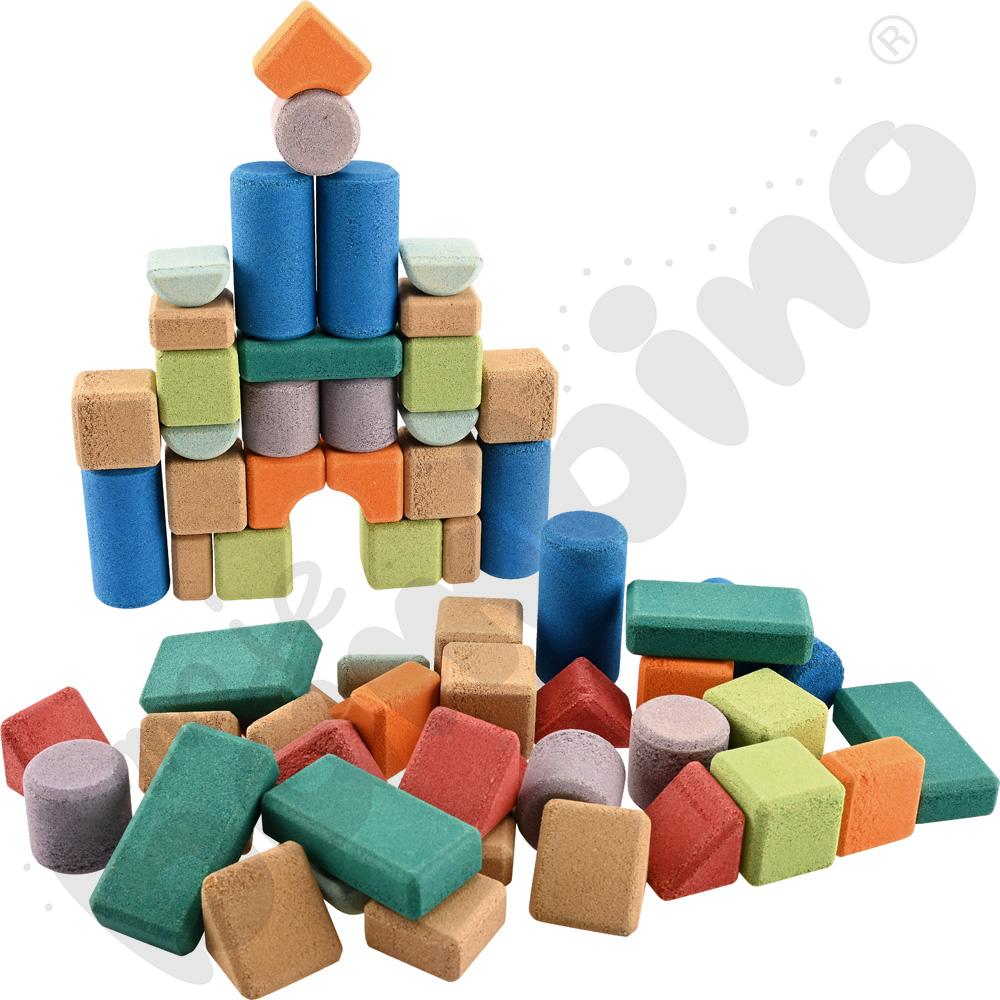 Klocki korkowe, 60 elem.