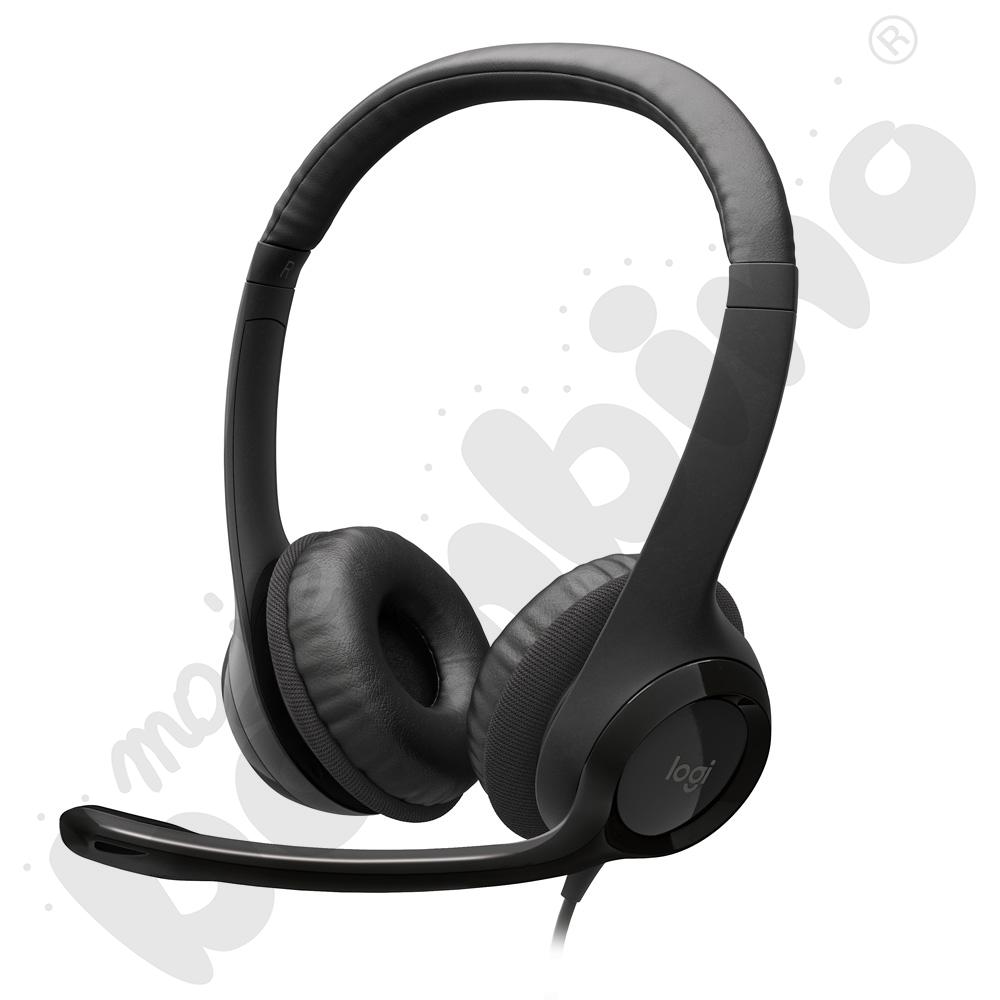 Słuchawki Logitech H390 czarne