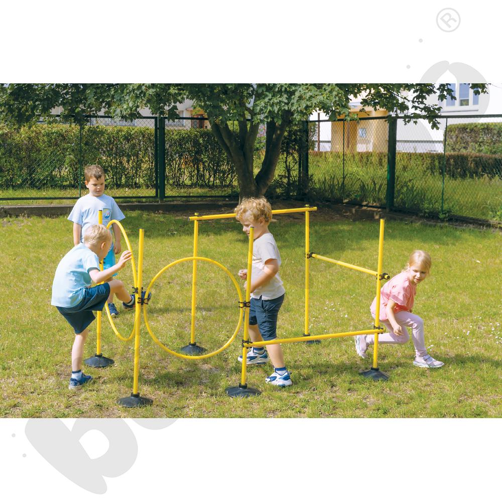 Zestaw tyczek i obręczy