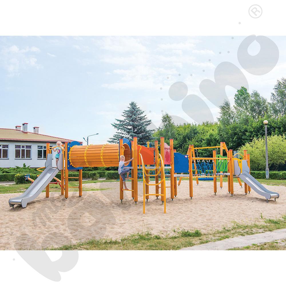 Orbis - platforma 9, drewniane słupy